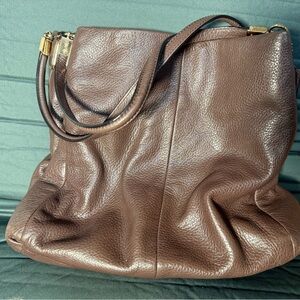 Coach Brown Leather Shoulder Bag